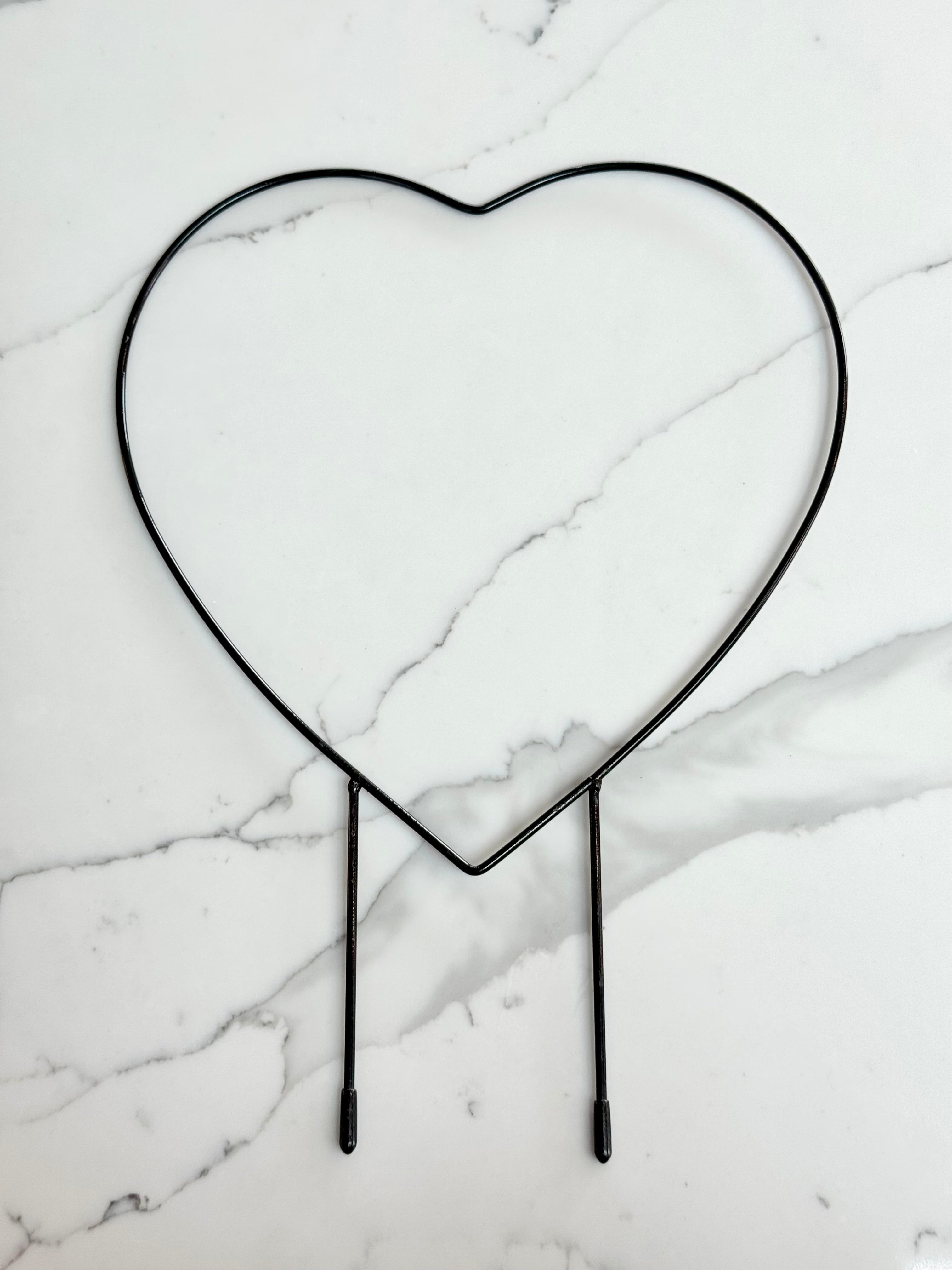 Heart-shaped Metal Plant Trellis