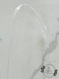 Clear Acrylic Plant Arch Trellis detail 2 The Indoor Oasis NZ