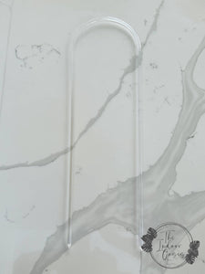 Clear Acrylic Plant Arch Trellis detail 3 The Indoor Oasis NZ
