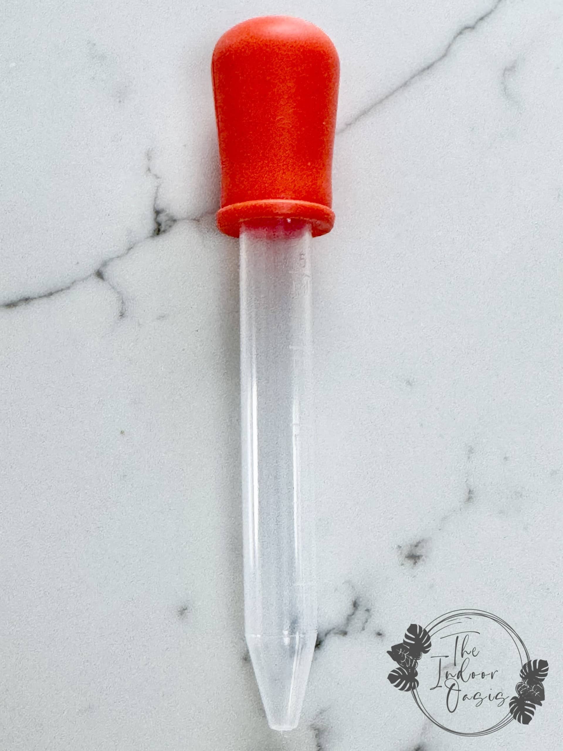 Silicone Dropper Pipette Orange The Indoor Oasis NZ