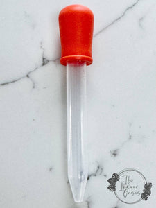 Silicone Dropper Pipette Orange The Indoor Oasis NZ