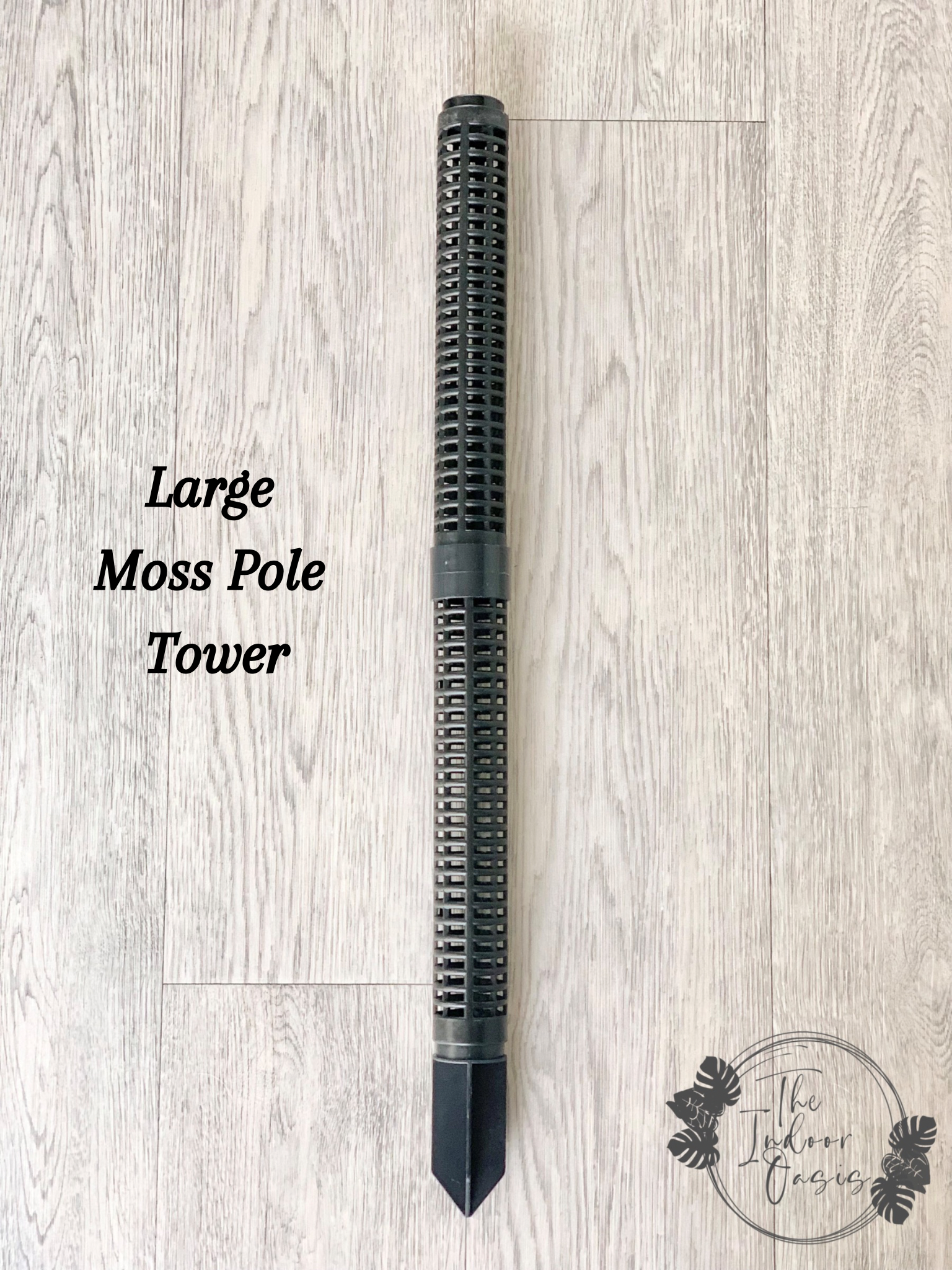 Modular Moss Pole Tower Black / Frosted