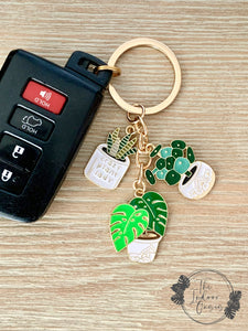 Crazy Plant Lady Keychain