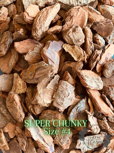 Kiwi Orchid Bark Nuggets Super Chunky Size #4 Detail The Indoor Oasis NZ