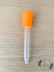 Silicone Dropper Pipette 5ml Orange The Indoor Oasis NZ